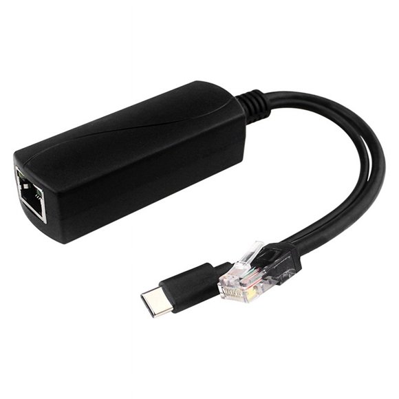 Gigabit POE Splitter 5V3A 1000Mbps Type-C Power over Ethernet for for for IP Camera for 4