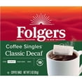 thumbnail image 3 of 1+Folgers Coffee Singles, Classic Decaf Coffee Bags, Medium Roast with pen, 3 of 4