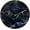 BLACK, variant on NEXTIME WALL CLOCK MARBLE - WHITE