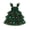 Green, variant on RUINIXCW Toddler Baby Girl Christmas Tank Dress Outfit Kids Christmas Tree Costume Star Print Fly Sleeve Holiday Party Tulle Tutu Dress with Pom-pom