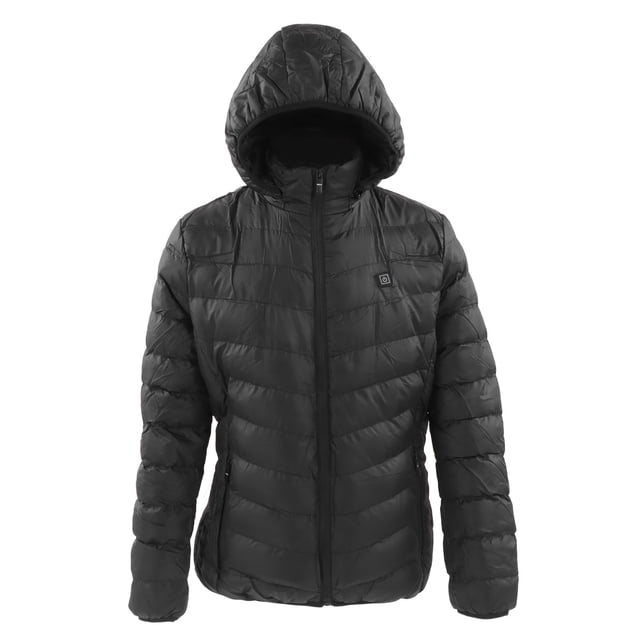 Chaqueta calefactable de 9 zonas y 3 niveles de temperatura, color negro, para hombre y mujer, ideal para deportes al aire libre, talla XL