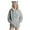 Gray, variant on SwiftWear Women's Star Print Cute Cat Ear Hoodie Soft Pullover Hooded Tops with Front Pockets, Animal Themed Casual Wear Army Green