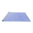thumbnail image 2 of Ahgly Company Machine Washable Indoor Rectangle Solid Blue Modern Area Rugs, 8' x 10', 2 of 4
