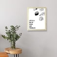 thumbnail image 6 of Designs ByLITA Life Is A Mix of Sushi and Troubles, 11 x 14 Wooden Framed Print Inspirational Wall Art | Decoration For Sushi Lovers, 6 of 6