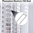 thumbnail image 4 of Necvior 40 Pcs Plantation Shutter Tilt Rod Replacement Louvers for Staples Easy to Use, 4 of 7
