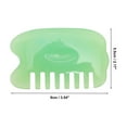 thumbnail image 2 of Unique Bargains 1 Pc Reusable Head Massage Comb for Home Green Resin, 2 of 5