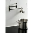 thumbnail image 4 of Kingston Brass KS3106RX Belknap Wall Mount Pot Filler Faucet, Polished Nickel, 4 of 7