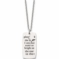 thumbnail image 1 of Stainless Steel Antiqued And Polished Star With Poem 18In Necklace Made In China -Jewelry By Sweet Pea, 1 of 10