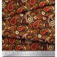 thumbnail image 3 of Soimoi Viscose Chiffon Fabric Floral & Paisley Printed Craft Fabric by The Yard 42 Inch Wide, 3 of 3
