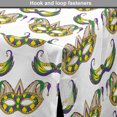 thumbnail image 4 of Mardi Gras Dog Crate Cover, Pattern withs Traditional Carnival Celebration Costume, Easy to Use Pet Kennel Cover for Medium Large Dogs, 35" x 23" x 27", Purple Green Yellow, by Ambesonne, 4 of 6