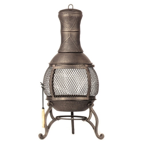 Akerue Industries Corona Cast iron Wood Burning Chiminea by Akerue Industries LLC