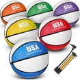 thumbnail image 1 of Set de baloncesto Libima, tamaño 6, goma, interior y exterior, 6 unidades, 1 of 6
