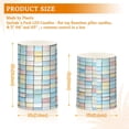 thumbnail image 6 of Yayeee Flameless Candles with Remote Flickering Battery Operated Multi Color Changing, Small Pastel Pattern, 6 of 7