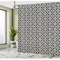 thumbnail image 4 of Ambesonne Vintage Shower Curtain, Art Deco Feels, 69"Wx75"L, Eggshell Charcoal Grey, 4 of 4