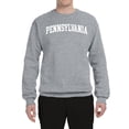 thumbnail image 2 of Wild Bobby State of Pennsylvania College Style Unisex Crewneck Sweatshirt, 2 of 6