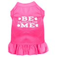 thumbnail image 1 of Be Thankful For Me Screen Print Dress Bright Pink Lg (14), 1 of 1