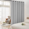 thumbnail image 1 of ZXNYH RHF Privacy Room Divider Curtain 8ft Tall x 12.5 ft Wide: No one can See Through, Total Privacy(12.5x8)-Black, 1 of 7