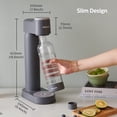 thumbnail image 4 of Máquina para hacer agua con gas Philips Soda Maker con botella de 1 litro, color gris, 4 of 5