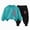 C12--H, variant on Toddler Girls 2 Piece Outfits Raglan Sleeve Sweatshirt and Sweatpants Tracksuits Sets 0-13Y,4-5 Years,S