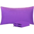 thumbnail image 1 of NTBAY Juego de 2 fundas de almohada estándar, 100% microfibra cepillada de 1800 hilos, súper suaves y acogedoras, resistentes a las arrugas, a la decoloración y a las manchas con cierre de sobre, fund, 1 of 4