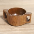 thumbnail image 5 of Wooden Feeding Bowl with Dual Handles for Baby Training Tableware, 5 of 8