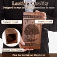 thumbnail image 3 of Urna funeraria ysnn hecha a mano en madera con forma de árbol de la vida, 270 ml, 3 of 7
