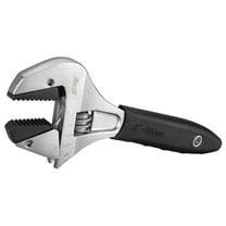 Performance Tool W30625 8 In. Ratcheting Adjustable Wrench - Sliding Jaw, Adjustable, Chrome Vanadium Directional Teeth, Black