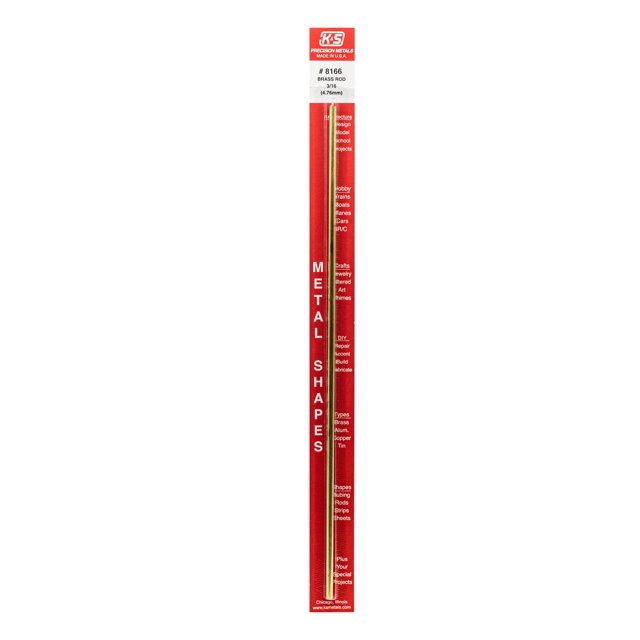 Varilla de latón K & S Precision Metals de 4,8 mm de diámetro
