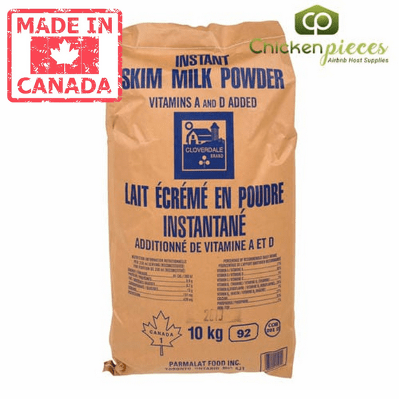 Cloverdale Milk Skim Instant Powder 10 KG/22lbs - Canadian Made
