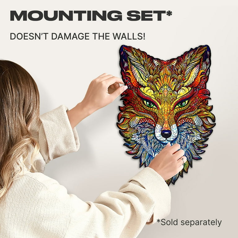 UNIDRAGON Fiery Fox Wooden Jigsaw Puzzle RS 700 Pieces - Walmart.com