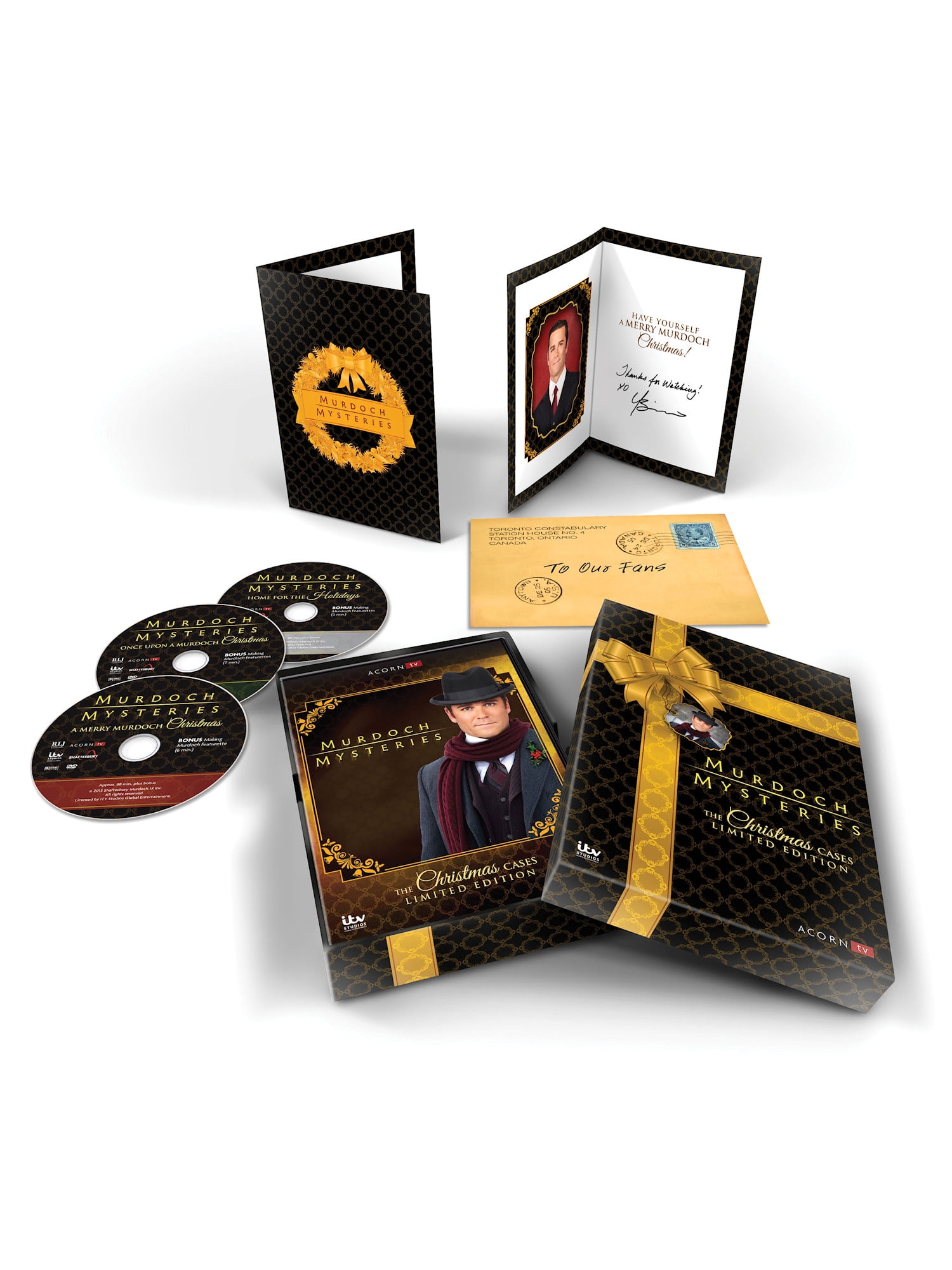 Murdoch Mysteries: Christmas Cases Collection (DVD), Acorn