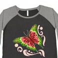 thumbnail image 4 of Inktastic Watermelon Butterfly Women's Plus Size T-Shirt, 4 of 5