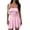 Pink, variant on Laqbezok Women's Strapless Tube Top Dress Ruched Mini Tiered Ruffle Hem, Sexy Slim Fit Bodycon Gown, Casual Summer Party Fashion Apparel, Solid Color Clothing