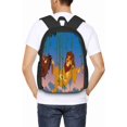 thumbnail image 5 of The Lion Anime King Backpack Large Capacity Leisure Travel Backpack Book Bag Outgoing Daypack 12.5x5.5x16.5 inch, 5 of 8