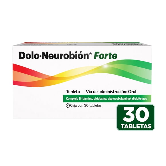 Dolo-Neurobión Forte caja con 30 tabletas