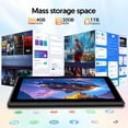 thumbnail image 5 of 7 inch Tablet, Android 13 Tablet with Case, Quad Core Tablet,1024 x 600 IPS Touch Screen,4GB RAM 32GB ROM 1TB Expandable,Dual Camera, 3500Mah - Pink, 5 of 8