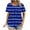 Blue, variant on Cilsoka Plus Size Shirts for Women 3X Dressy Tops for Women Summer Plus Size Graphic Tees for Women V Neck Work Blouses for Women Plus