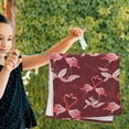 thumbnail image 5 of Coolnut Tropical Flamingos in Love Hand Towels 2 PCS, Valentine's Day Red Kitchen Towel Ultra Soft and Highly Absorbent,Decorative Fingertip Face Towel for Bathroom Hotel, 28.3"x14.4", 5 of 5