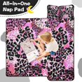 thumbnail image 4 of Pink Leopard Pattern Toddler Nap Mats for Kids Preschool,Sleeping Mat Bag or Kids,Toddler Sleeping Bag,Toddler Nap Mat or Daycare, 4 of 6