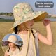 thumbnail image 3 of Sombrero de pescador con protección solar de doble cara para niños, de 52 a 54 cm de circunferencia, de verano, de ala grande, antiultravioleta, amarillo, 3 of 5