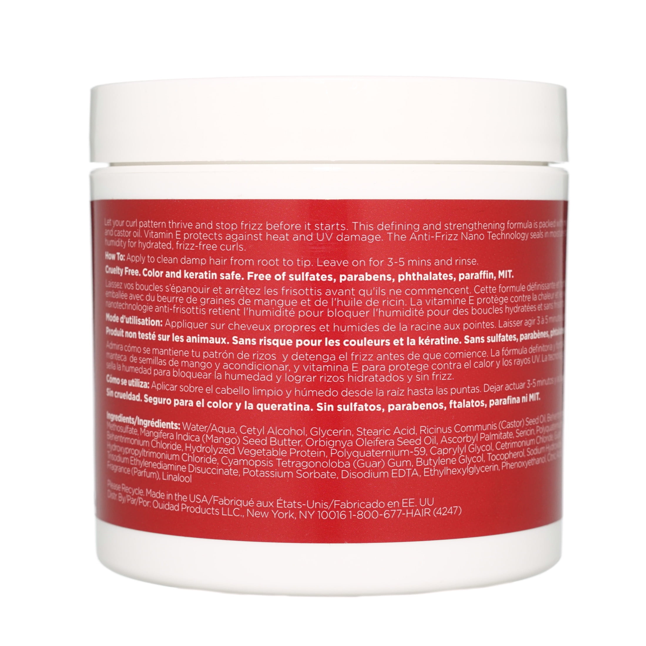 Ouidad Advanced Climate Control Hair Mask - 11 oz, Frizz Control Curly Hair Mask