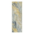 thumbnail image 2 of Unique Loom Outdoor Botanical Collection Area Rug - Winnow (2' x 6' 1" Runner Gray Ivory Yellow), 2 of 11
