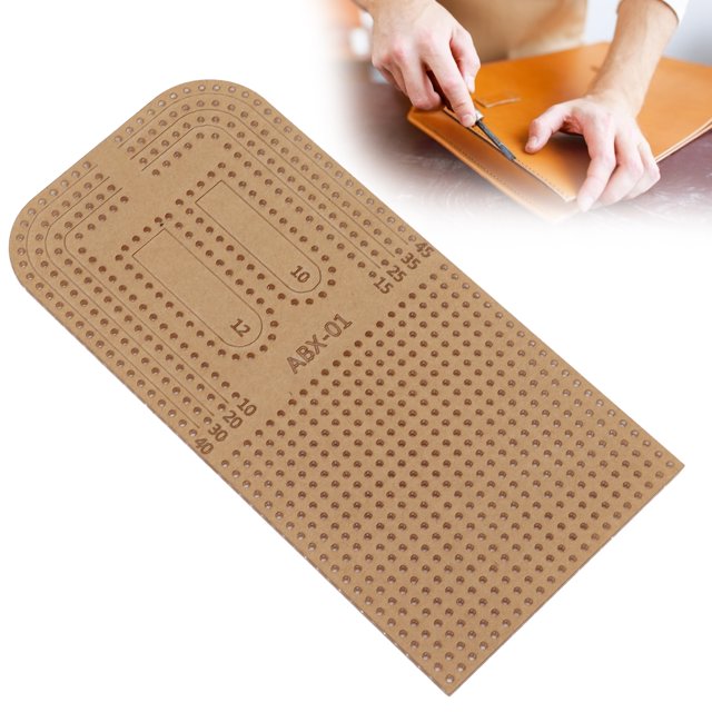 Acrylic Template DIY Transparent Chopping Ruler Stencil Cutting Tool with Protective Layer for Handicraft
