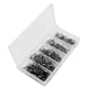 thumbnail image 5 of 50 piezas de eslabones giratorios de pesca, eslabones giratorios de hierro mejorados, accesorios de cambio rápido, aparejos, barril, conector de pesca Negro, 5 of 8