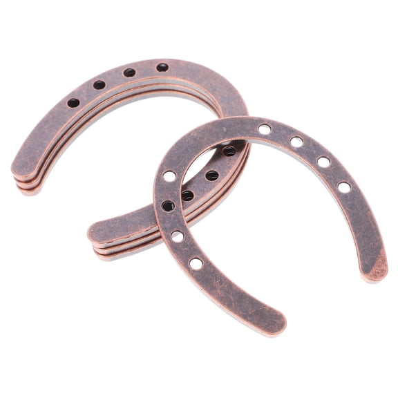 MLINS  4 Pcs Zinc Alloy Horseshoe Sculpture Art Decor Shaped Hanging Pendant