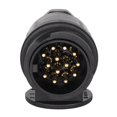 thumbnail image 4 of 12V 13 Pin Trailer 13 Pole Electrical Caravan Wiring Connector Towing Bar Socket Adapter Car Truck RV ,Easy to Use, 4 of 6