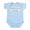 Sky Blue, variant on CafePress - Grandma Is My Favorite Infant Bodysuit - Baby Light Bodysuit, Size Newborn - 24 Months