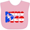 thumbnail image 3 of Inktastic Puerto Rico Flag in Text Boys or Girls Baby Bib, 3 of 4