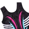 thumbnail image 3 of BAOHULU Black Gymnastics Leotard for Girls Diamond Sleeveless Dance Clothes, 3 of 6