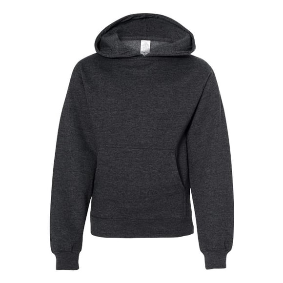 Independent Trading Co. Sudadera con capucha de peso medio para jóvenes M Charcoal Heather Compañía de Comercio Independiente SS4001Y